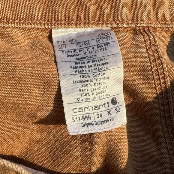 Carhartt original Dungaree fit - 100% cotton - Picture 2 of 7